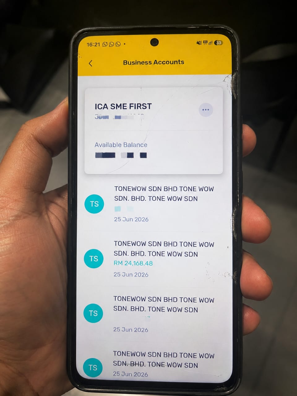 Komisyen Tone Wow RM24,168 diterima — bukti pendapatan berulang